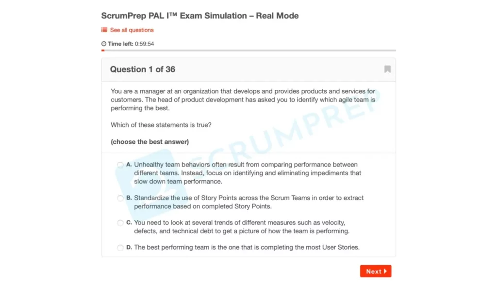 PAL-I Test Practice