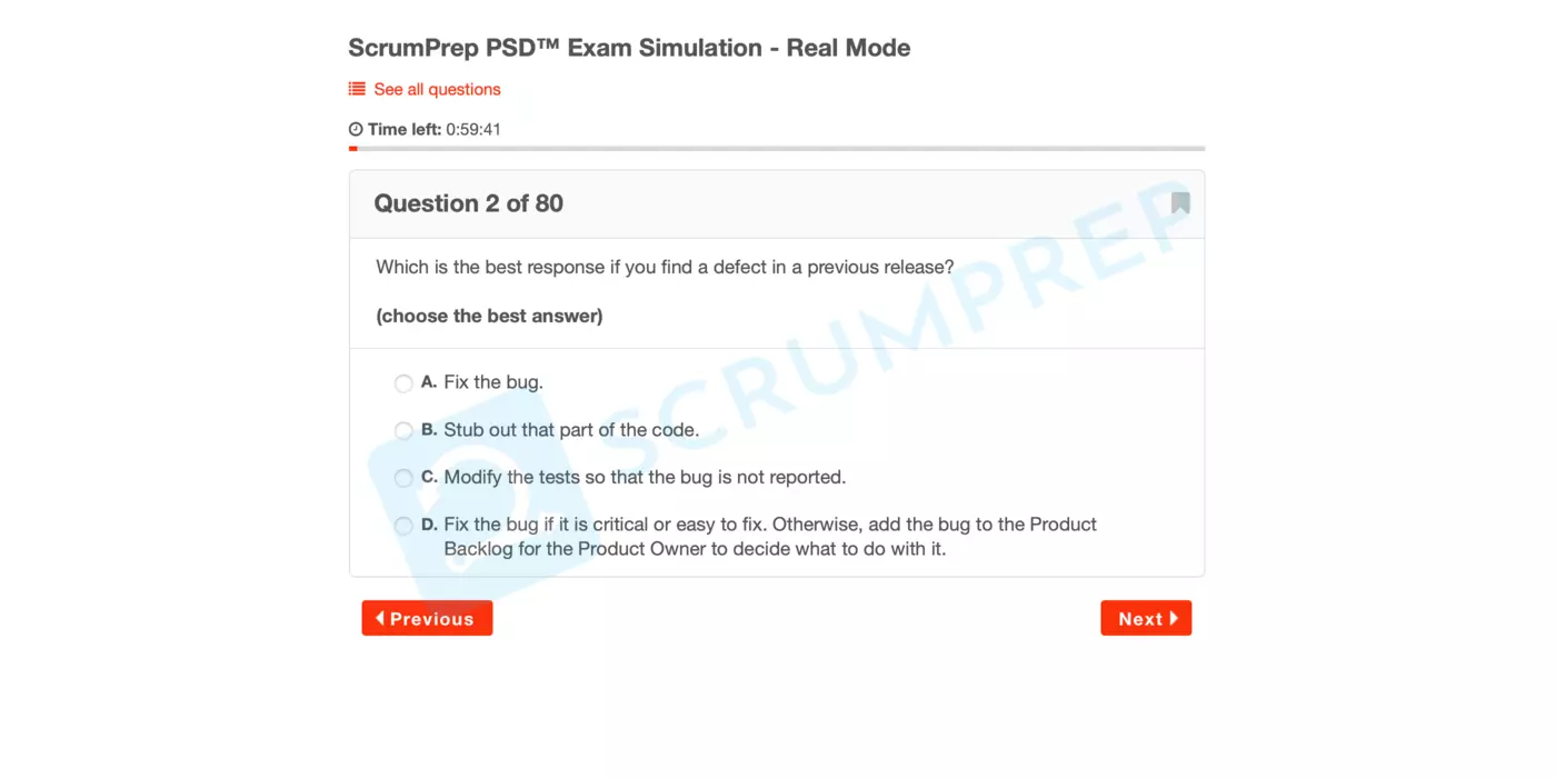 PSD Exam Simulation 2