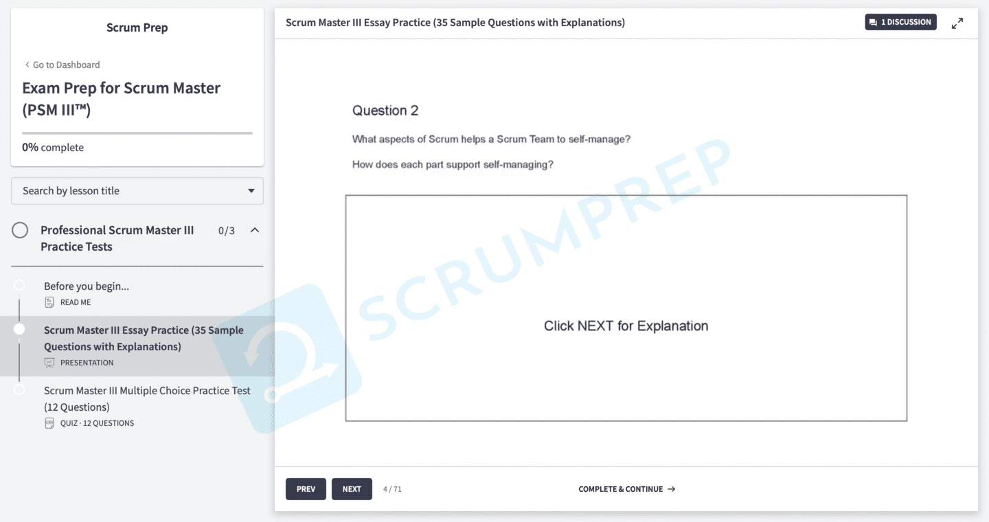 PSM III Essay Question 1