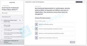 PSPO I Quiz Question 1