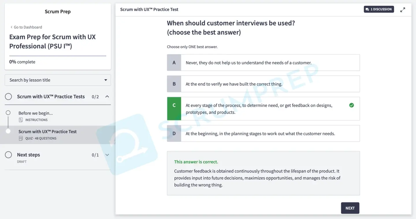 PSU Quiz Question 2 Explanation