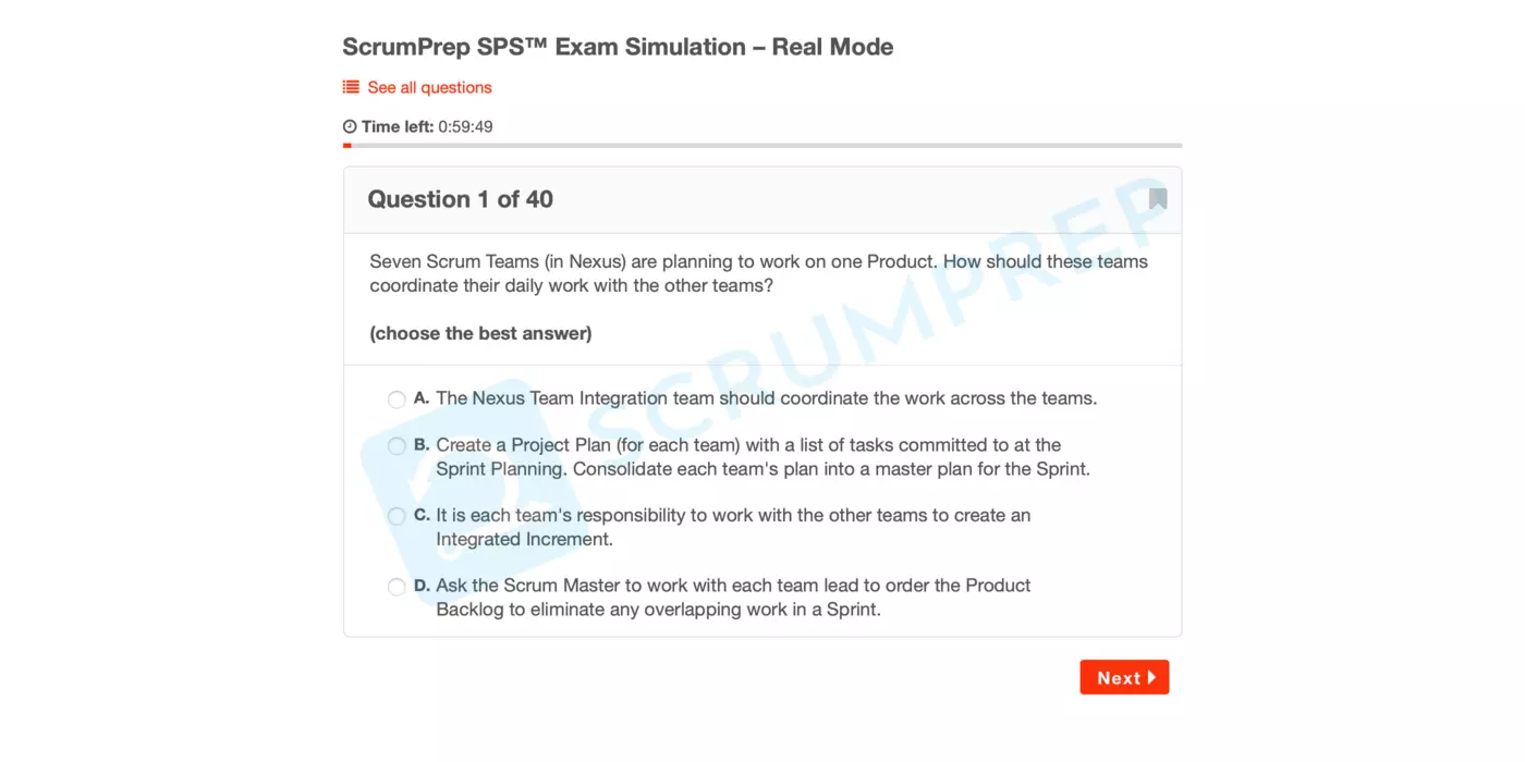 SPS Exam Simulation 1