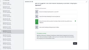PMI-ACP Practice Test Screenshot 04