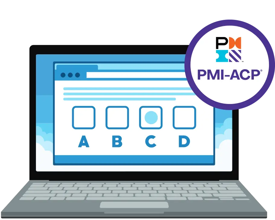 PMI-ACP Free Quiz Transparent Background - ScrumPrep