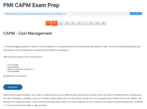 CAPM Test Question - ScrumPrep