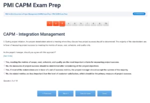 CAPM Test Question - ScrumPrep