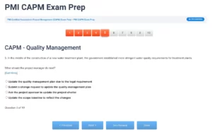 CAPM Test Question - ScrumPrep