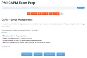 CAPM Test Question - ScrumPrep