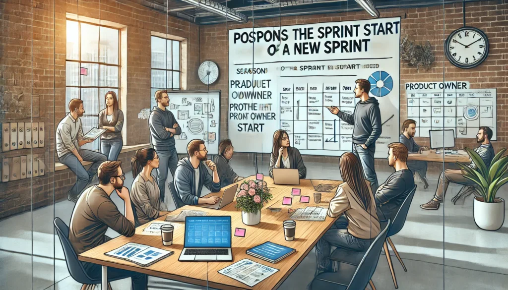 A Product Owner is entitled to postpone the start of a new Sprint after the conclusion of a previous Sprint for the following reason