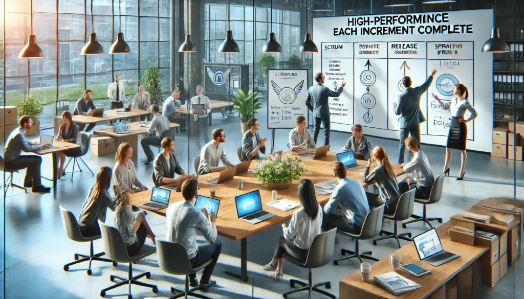 A high-performance Scrum Team ensures that each Increment is complete by running a Release Sprint