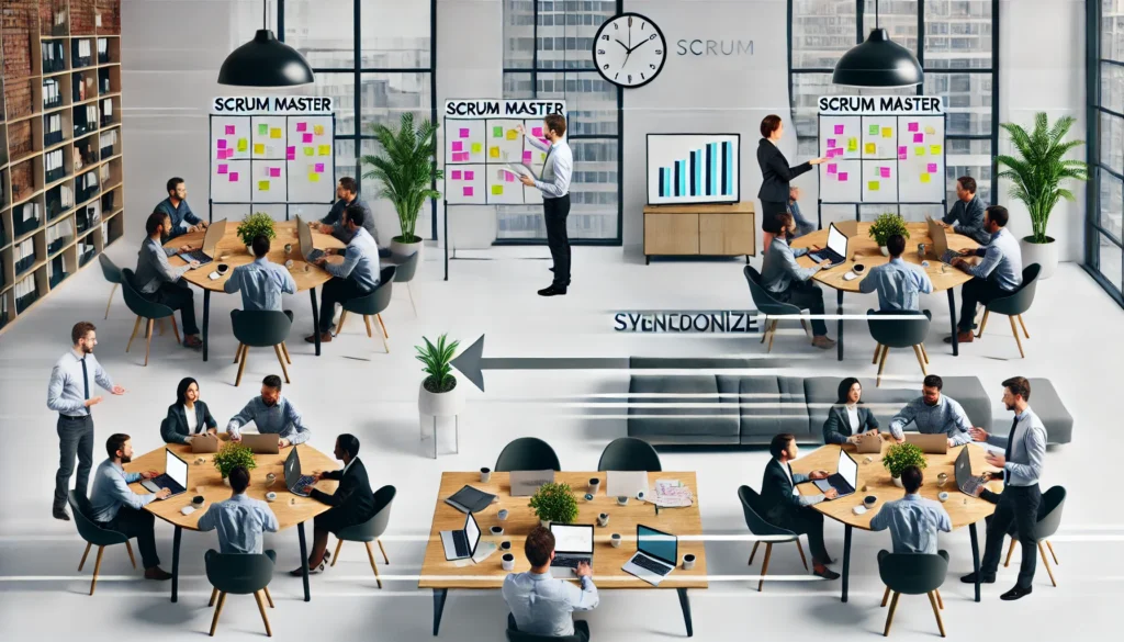 Multiple Scrum Teams working on the same project must have the same Sprint start date