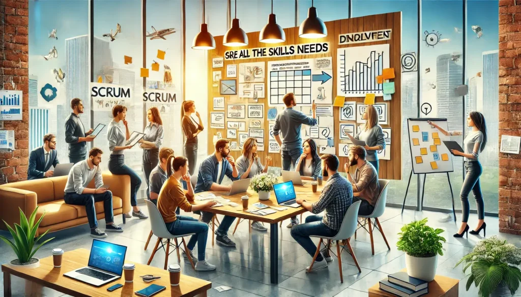 The Scrum Team should have all the skills needed to