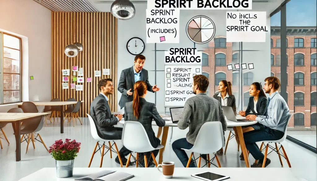 The Sprint Backlog is a result of Sprint Planning, and it includes the Sprint Goal