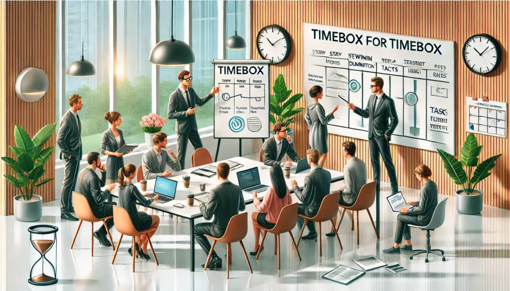 What does it mean to say that an event has a timebox