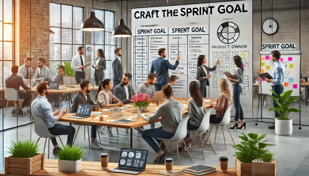 What is the responsibility of the Product Owner in crafting the Sprint Goal