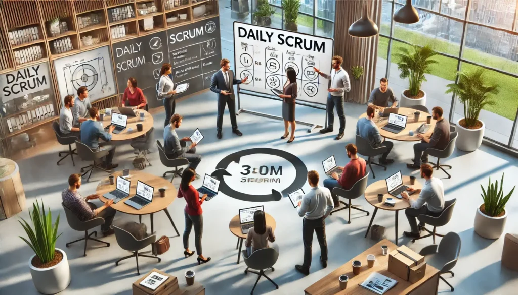 Which are characteristics of the Daily Scrum