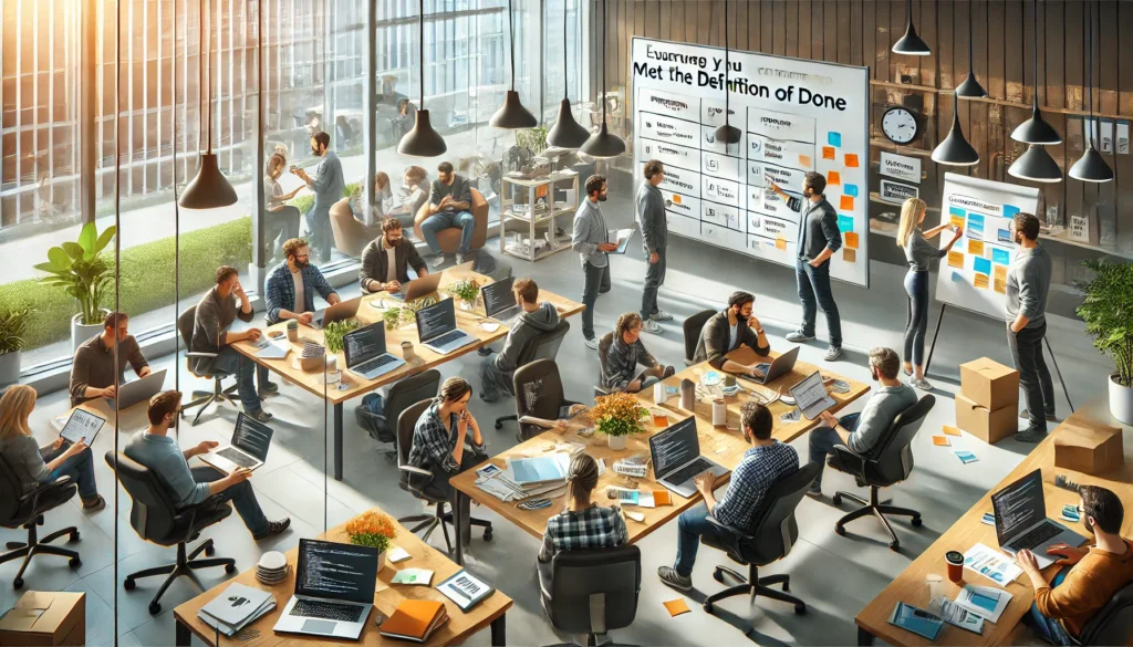Who does the work to make sure Product Backlog items conform to the Definition of Done