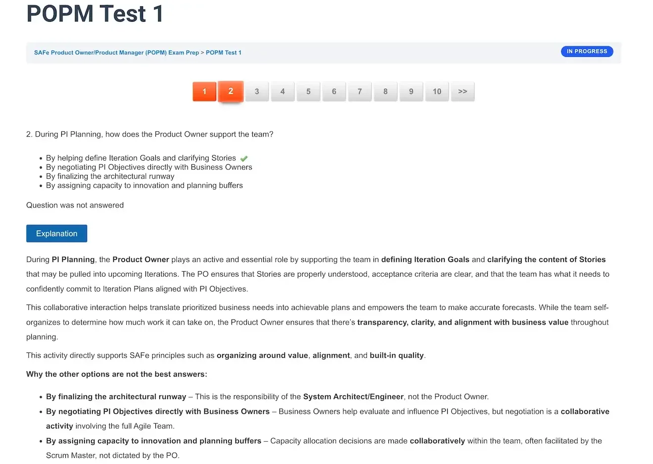 SAFe™ Product Owner/Product Manager POPM Exam Prep - Image 6