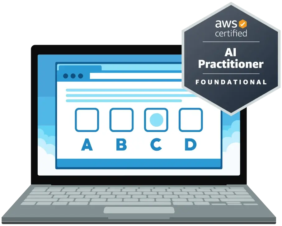 AWS Certified AI Practitioner AIF-C01 Free Quiz Transparent Background - ScrumPrep