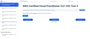 AWS Certified Cloud Practitioner CLF-C02 Screenshot 1