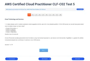 AWS Certified Cloud Practitioner CLF-C02 Screenshot 3