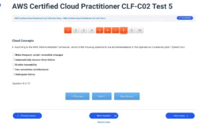 AWS Certified Cloud Practitioner CLF-C02 Screenshot 4