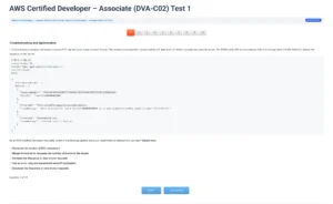 AWS Certified Developer – Associate (DVA-C02) Screenshot 2